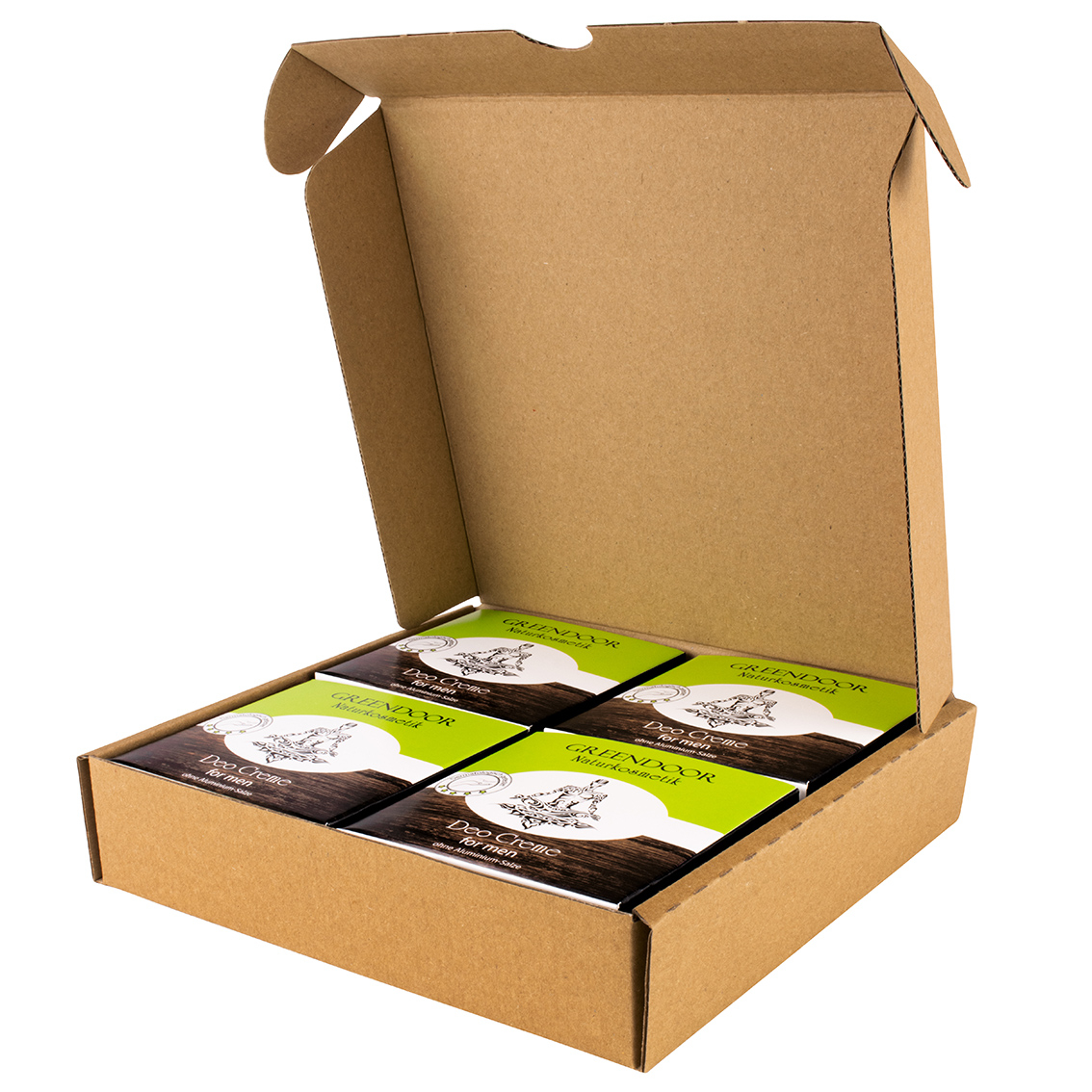 Greendoor Deo Creme for men viererkarton