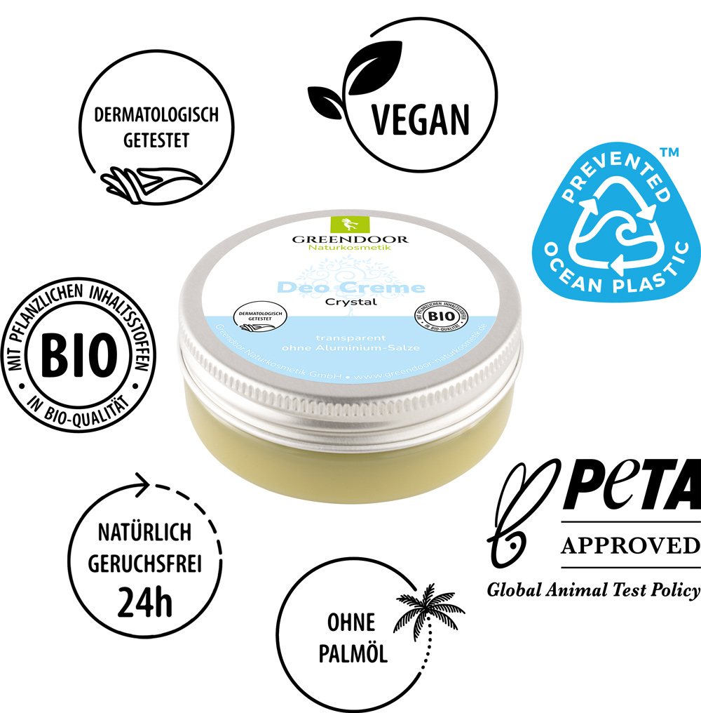 Deo Creme crystal mit Siegeln