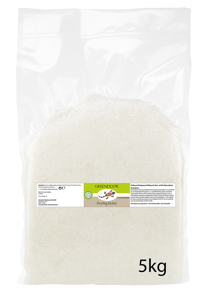fünf Kilogramm Beutel Greendoor Gesichtspeeling