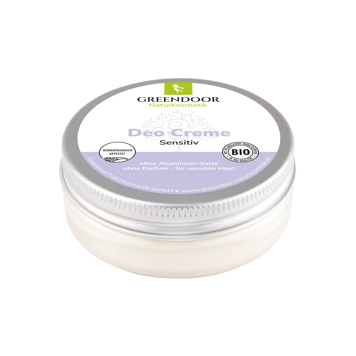 Deo Creme Sensitiv, parfumfreies Deodorant Greendoor Deo Creme sensitiv im Tiegel