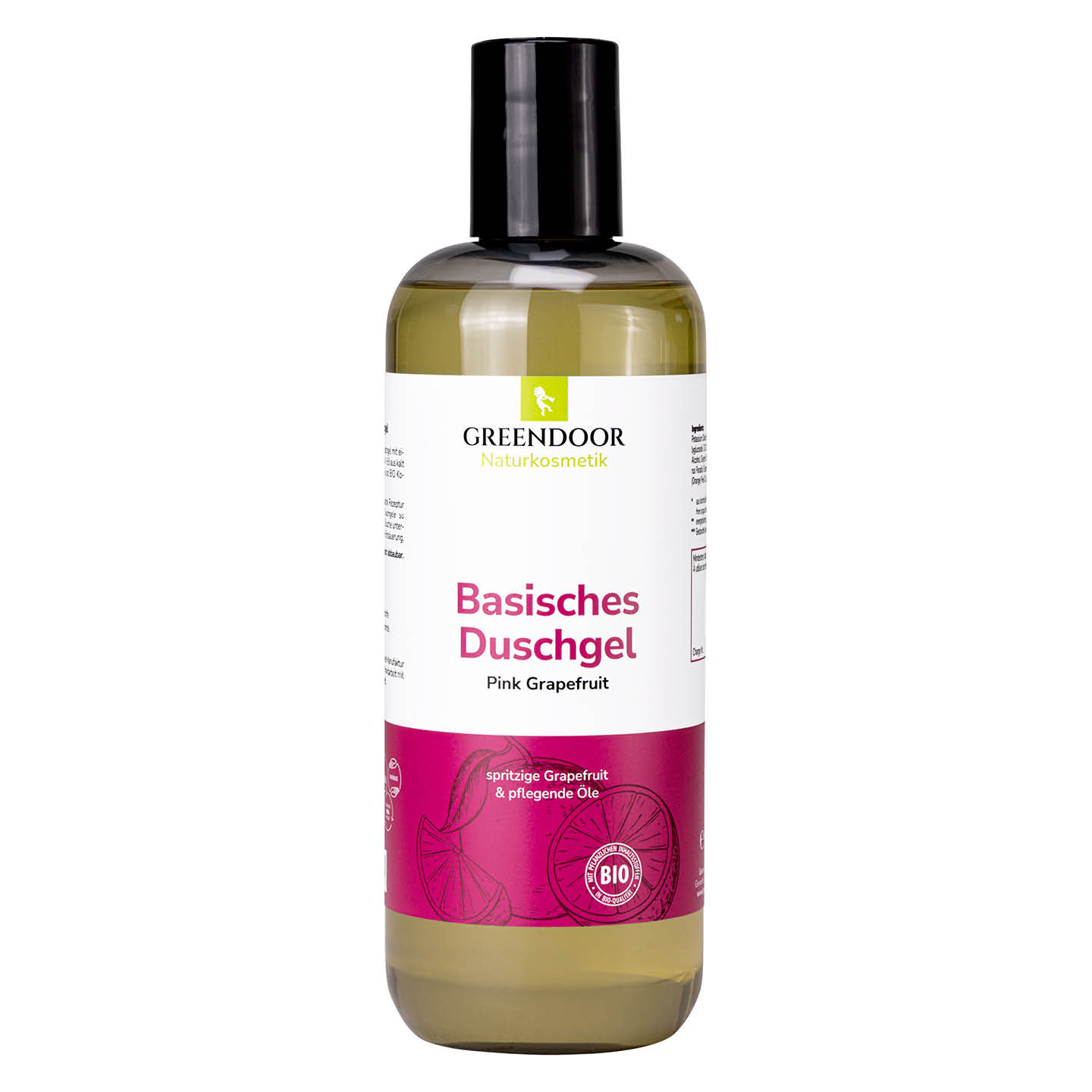 große Flasche Greendoor Duschgel Pink Grapefruit
