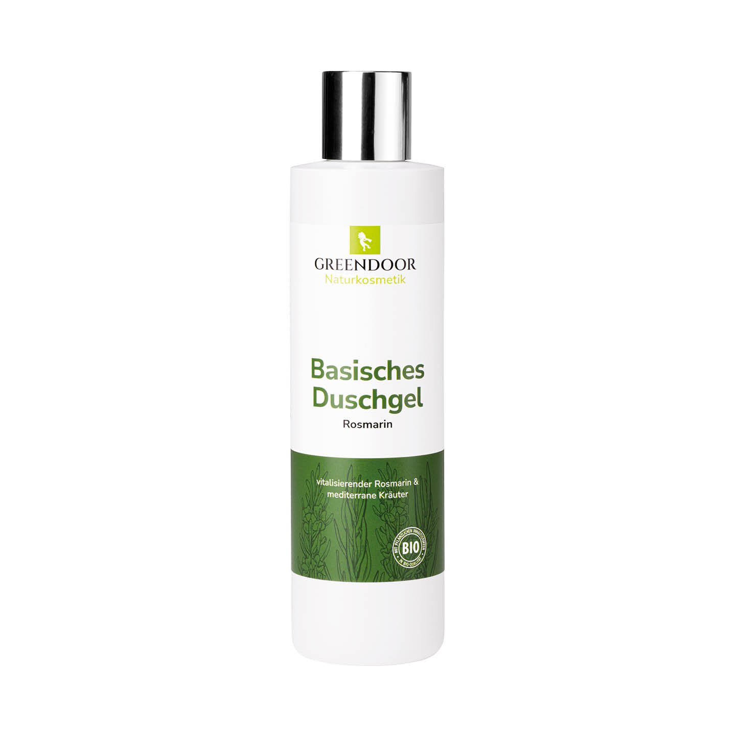 Basisches Duschgel Rosmarin Flasche Greendoor Duschgel Rosmarin