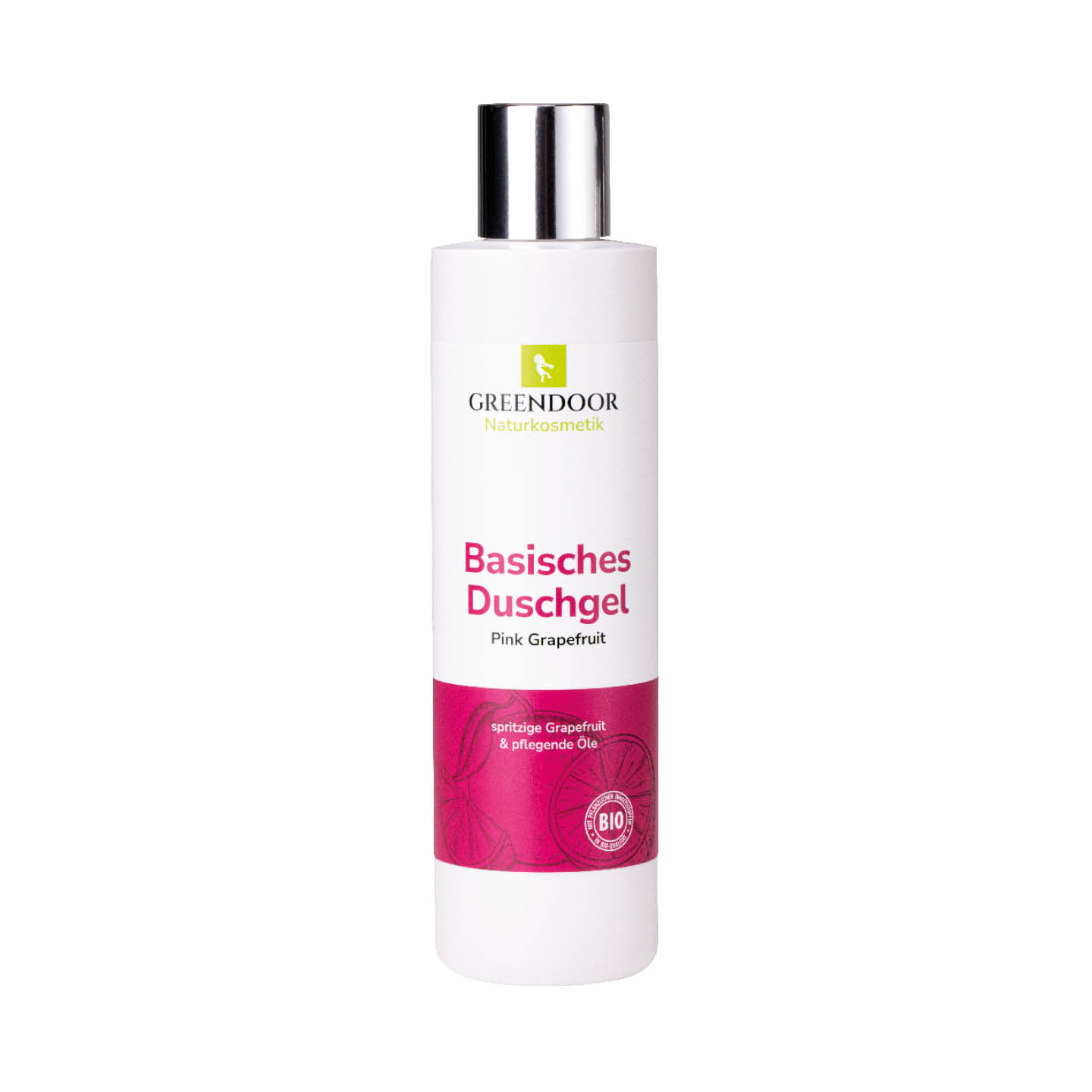 Basisches Duschgel Pink Grapefruit Flasche Greendoor Duschgel Pink Grapefruit