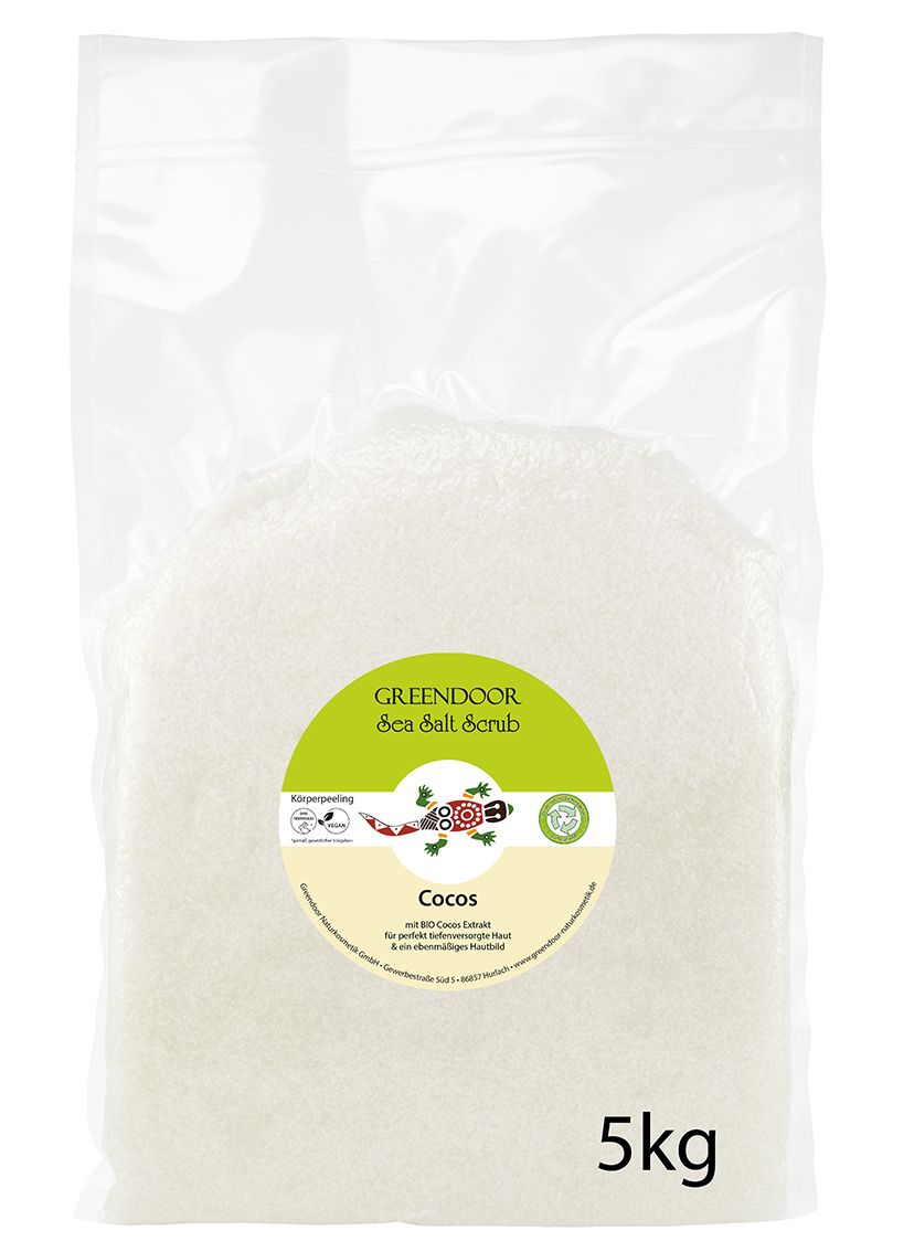 fünf Kilogramm Beutel Greendoor Scrub Cocos