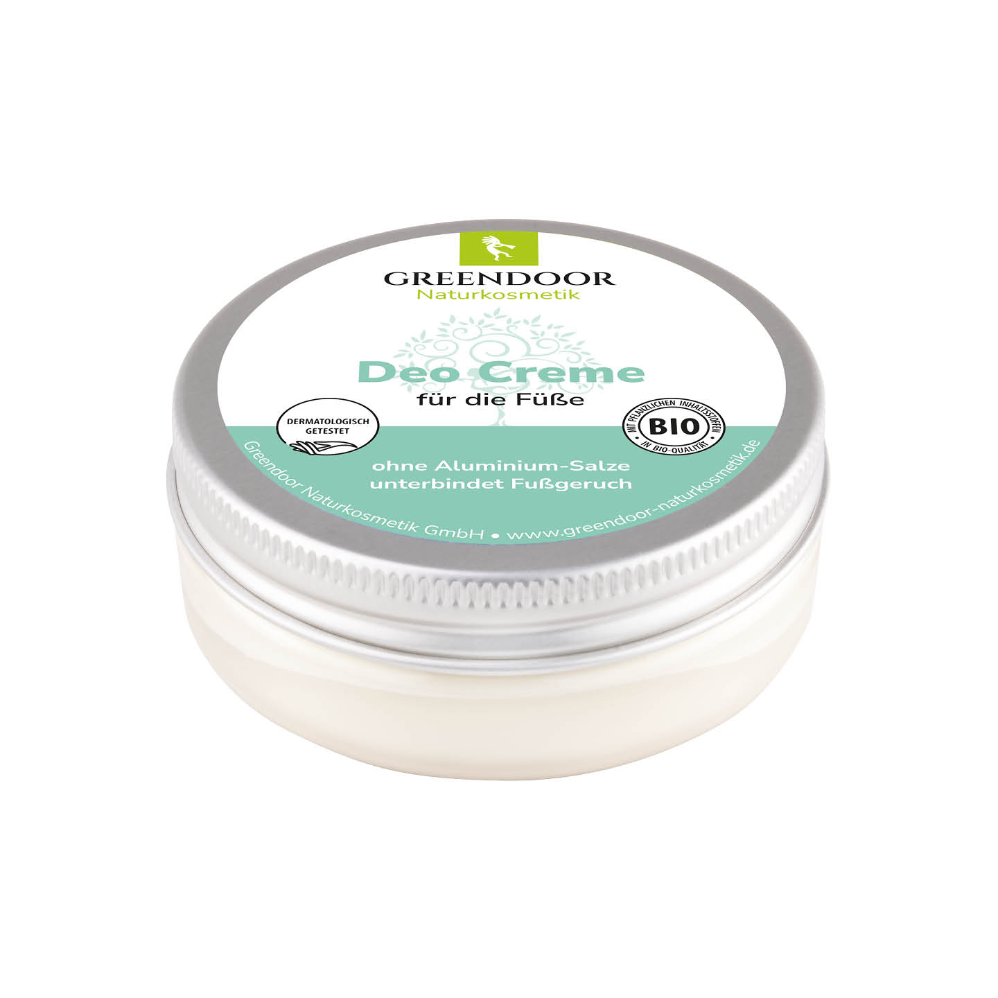 Greendoor Deocreme für die Füße Dose
