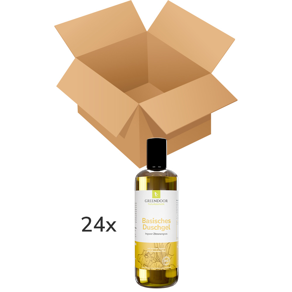 vierundzwanziger Karton Duschgel Ingwer Zitronengras