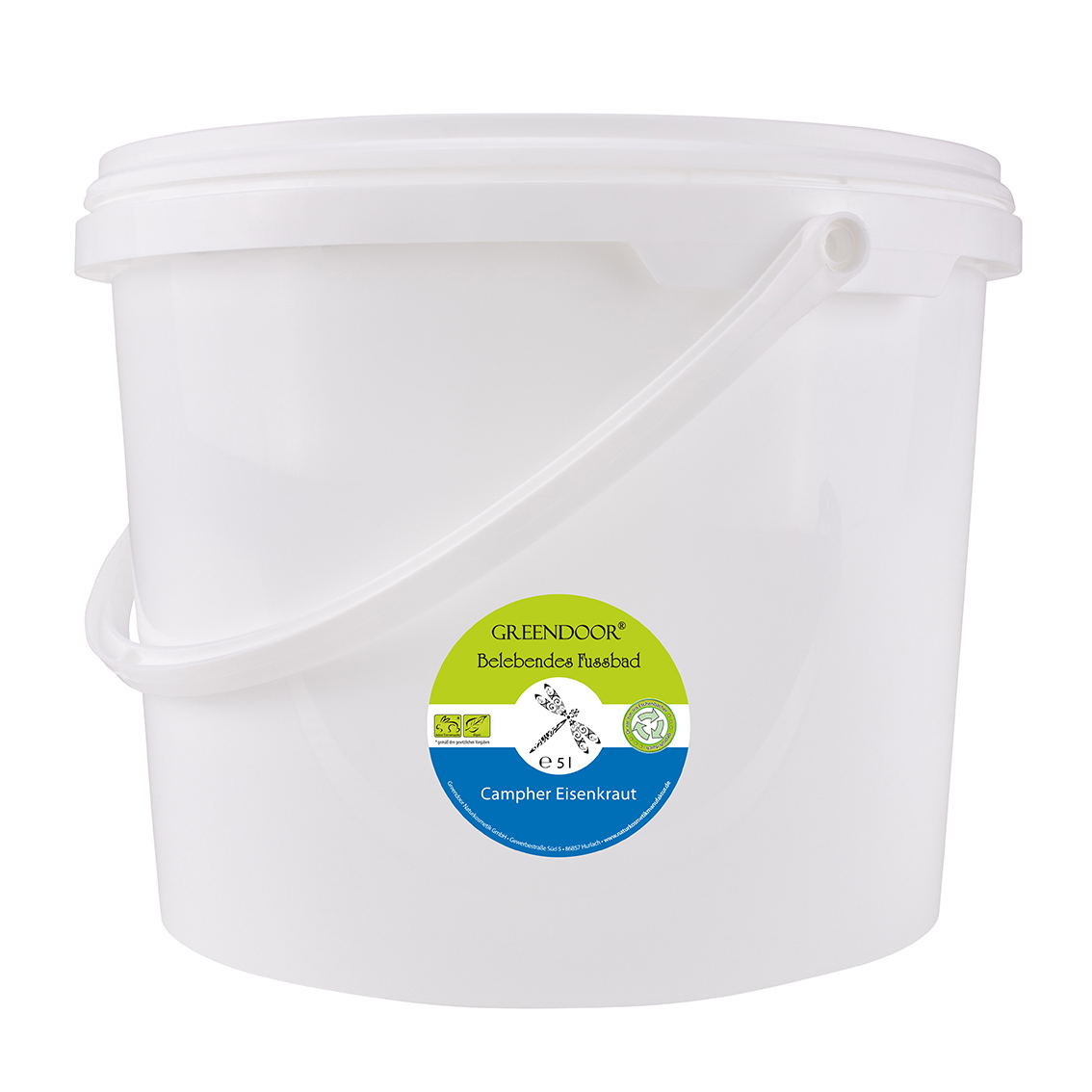 Eimer mit Greendoor Fußbad