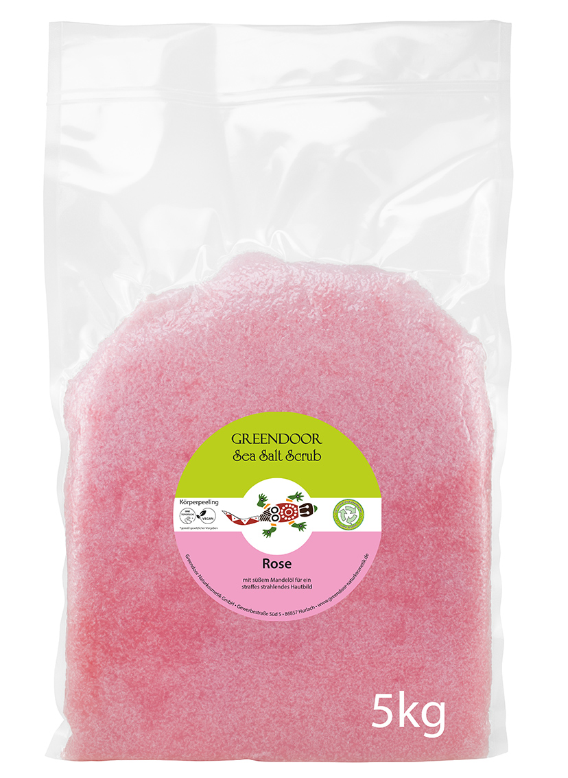 fünf Kilogramm Beutel Greendoor Scrub Rose