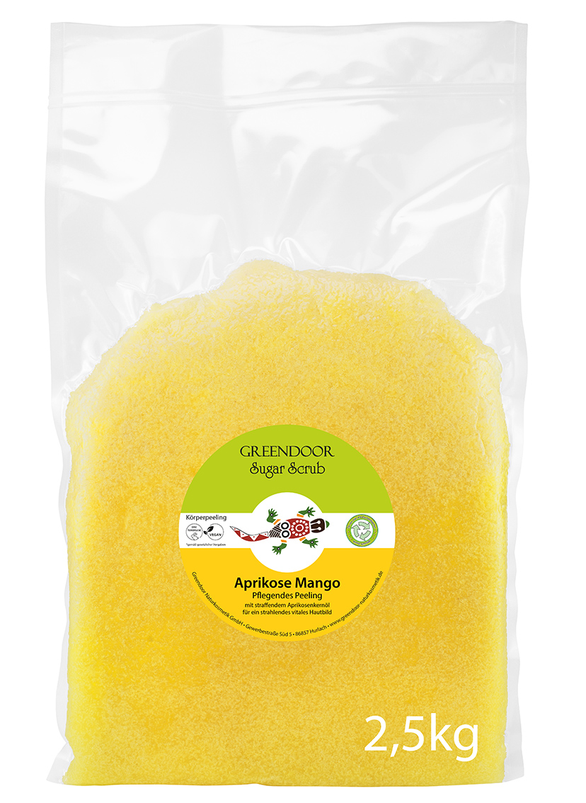 zweieinhalb Kilogramm Beutel Greendoor Scrub Mango