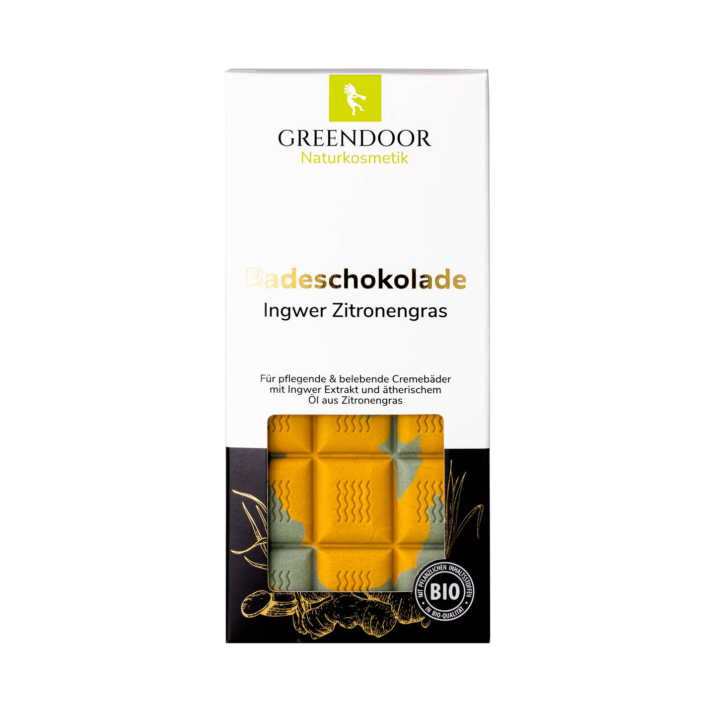 Badeschokolade Ingwer Zitronengras Badeschokolade Ingwer Zitronengras