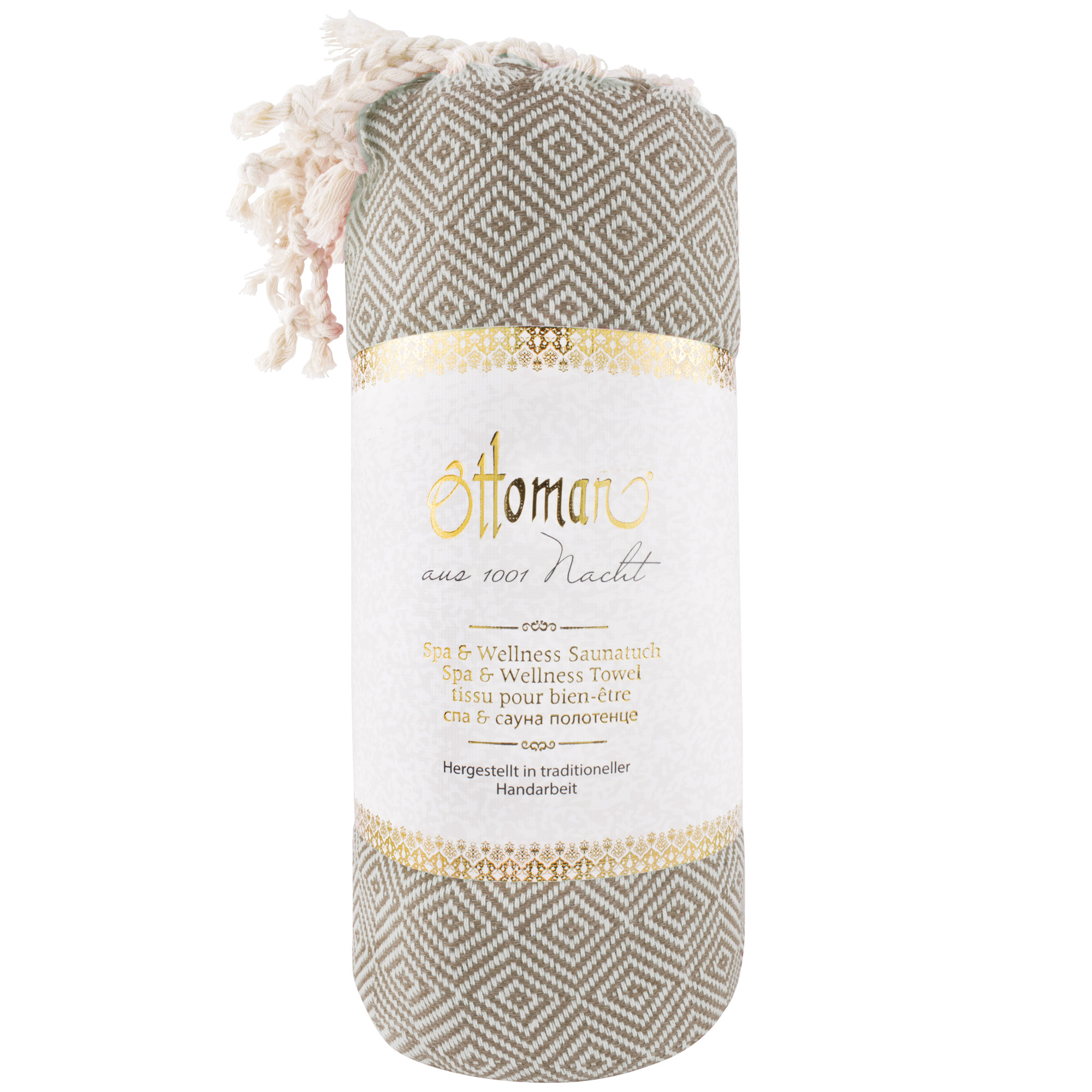 Hamam Tuch Rautenmuster cappuccino Hamam Tuch Rautenmuster cappuccino