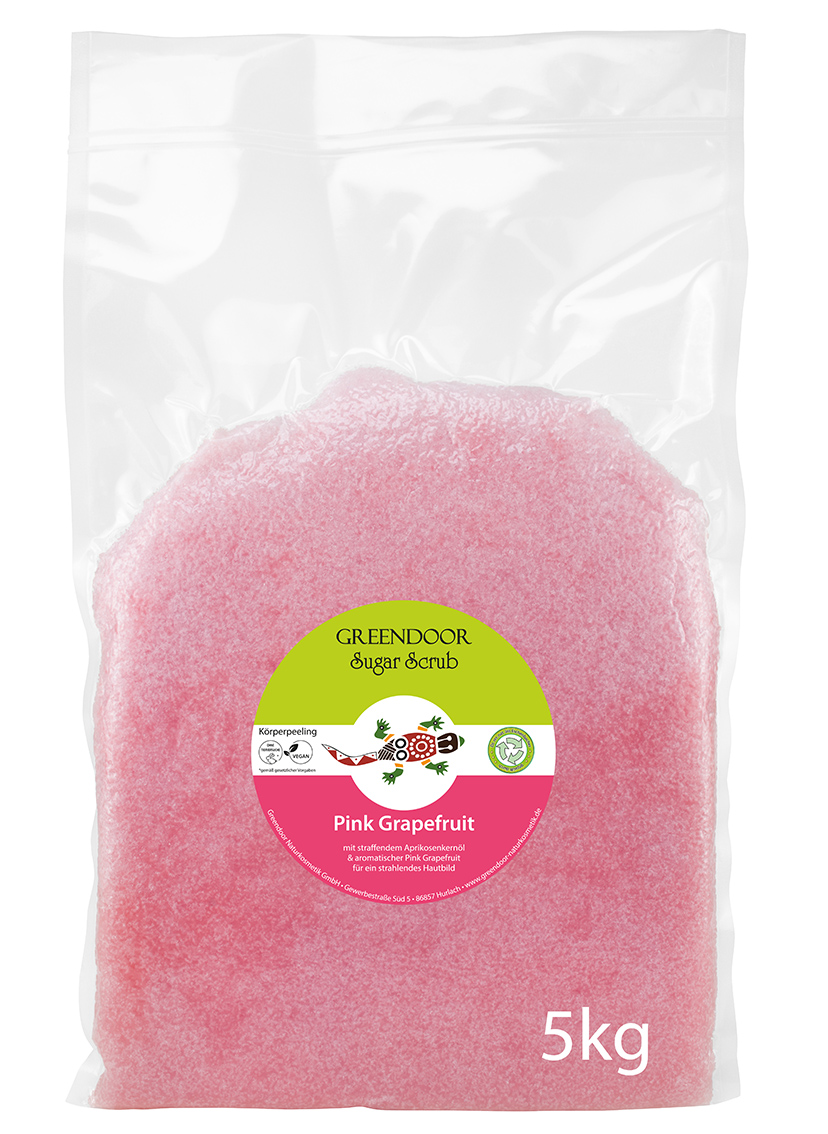 fünf Kilogramm Beutel Greendoor Scrub Pink Grapefruit