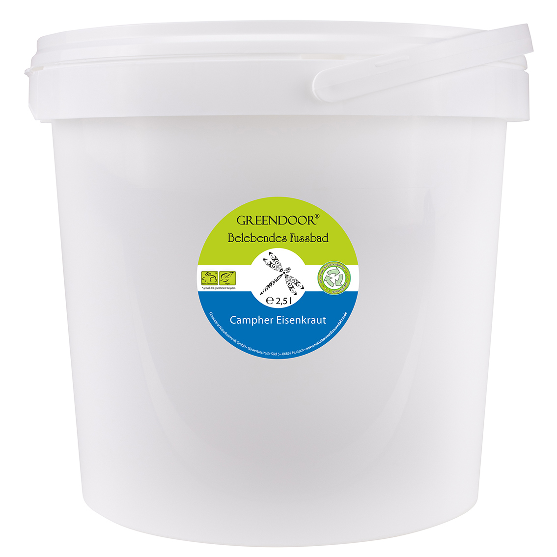 Eimer mit Greendoor Fußbad