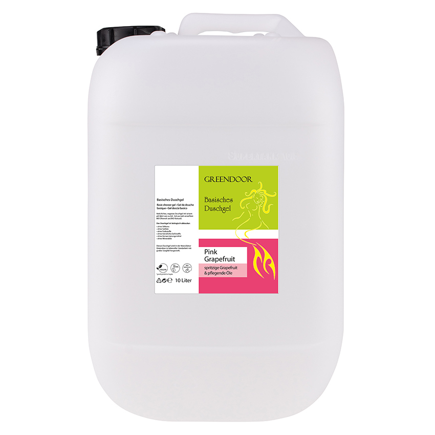 Basisches Natur Duschgel Pink Grapefruit 10L vegan, bio abbaubar, outdoor geeignet