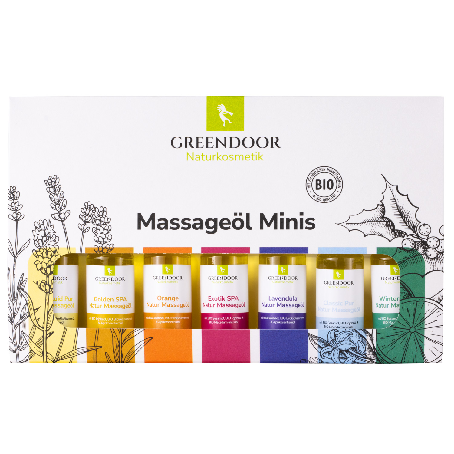 Massageöl Sortiment als Minis Massageöl Sortiment als Minis